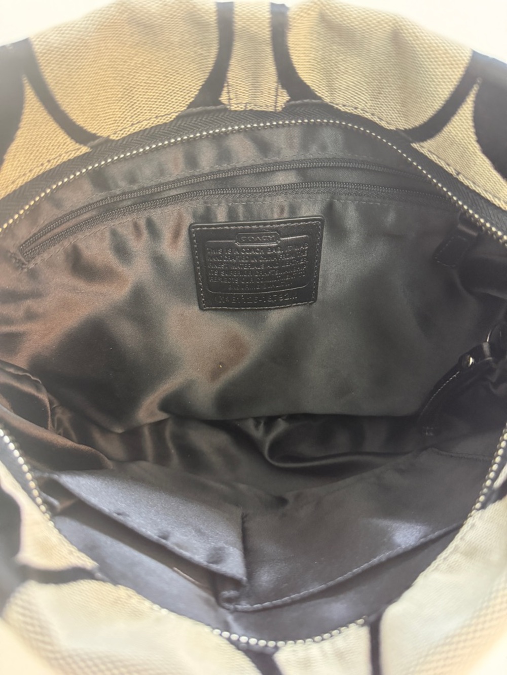 Vintage Y2K Coach Carly Signature C Hobo Bag - Picture 7 of 8